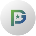 Green EVOTEK Project Gratitude Logo inside light grey circle.