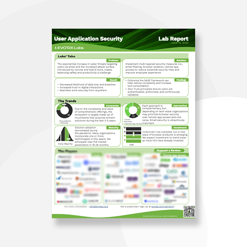 EVOTEK Labs - Lab Report - User Application Security Thumbnail